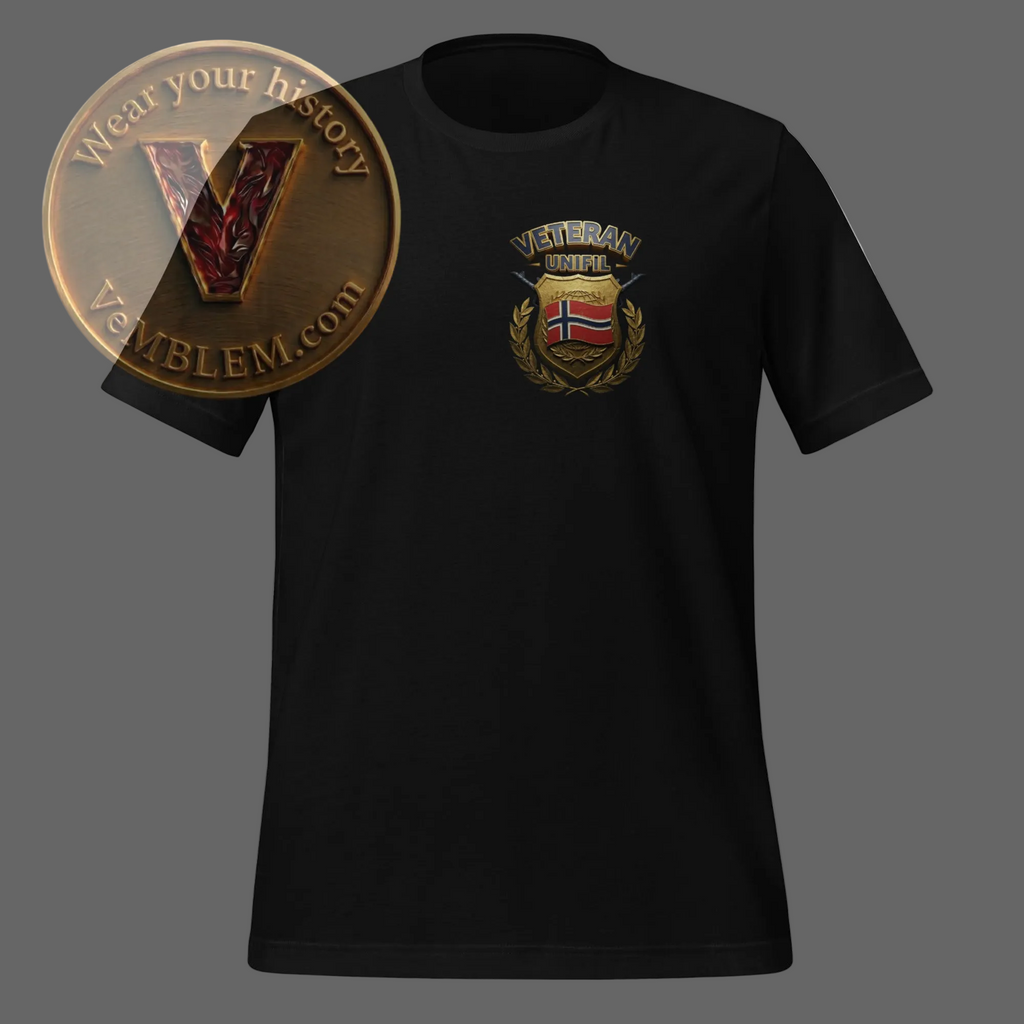 Badged - Stolt Veteran Unifil - T-shirt (Liten patch)