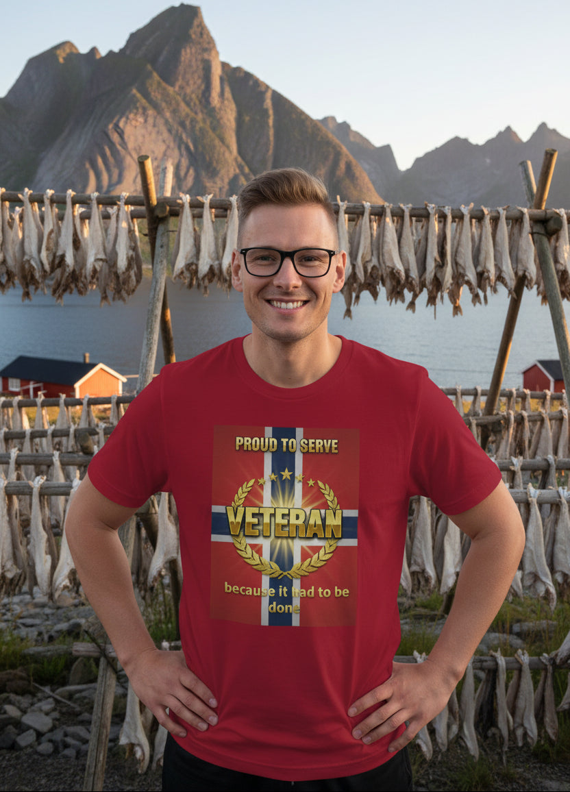 Cardinal. Stolt Veteran T-skjorte