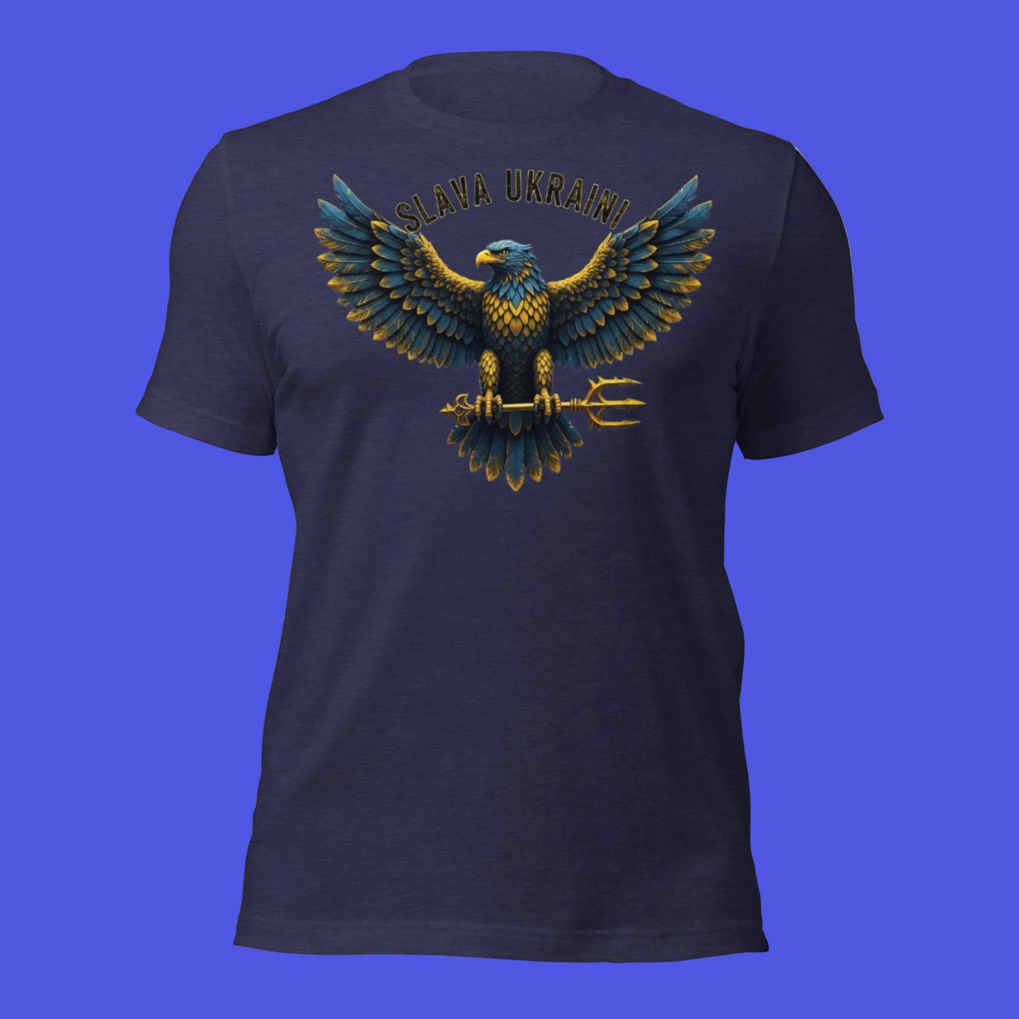 MidnightNavy-SlavaUkraini5-T-shirt