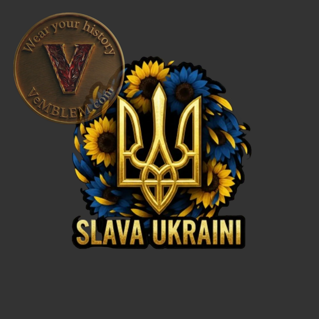 Badged - Slava Ukraini 4 Liten patch