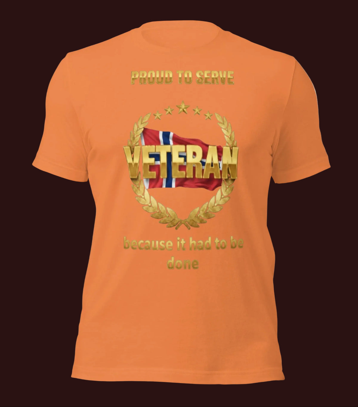 Orange. T-skjorte - VeMBLEM - WearYorHistory
