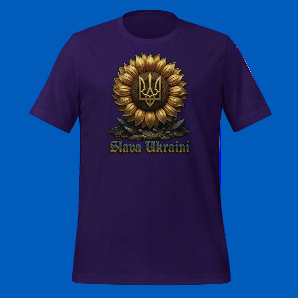 Purple-SlavaUkraini-T-shirt