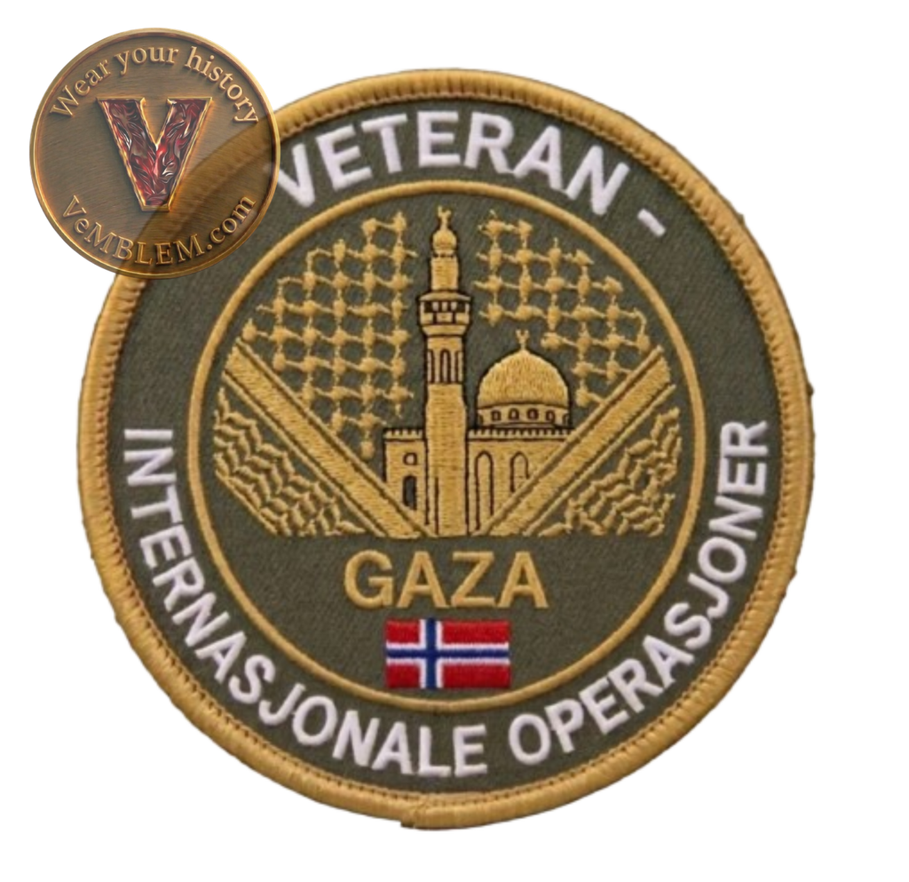Badged - Stolt NOR Veteran Gaza - T-shirt