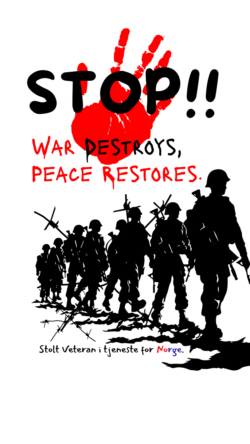 Stolt Veteran - Stop War!