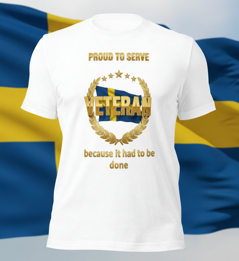 Stolt svensk veteran!