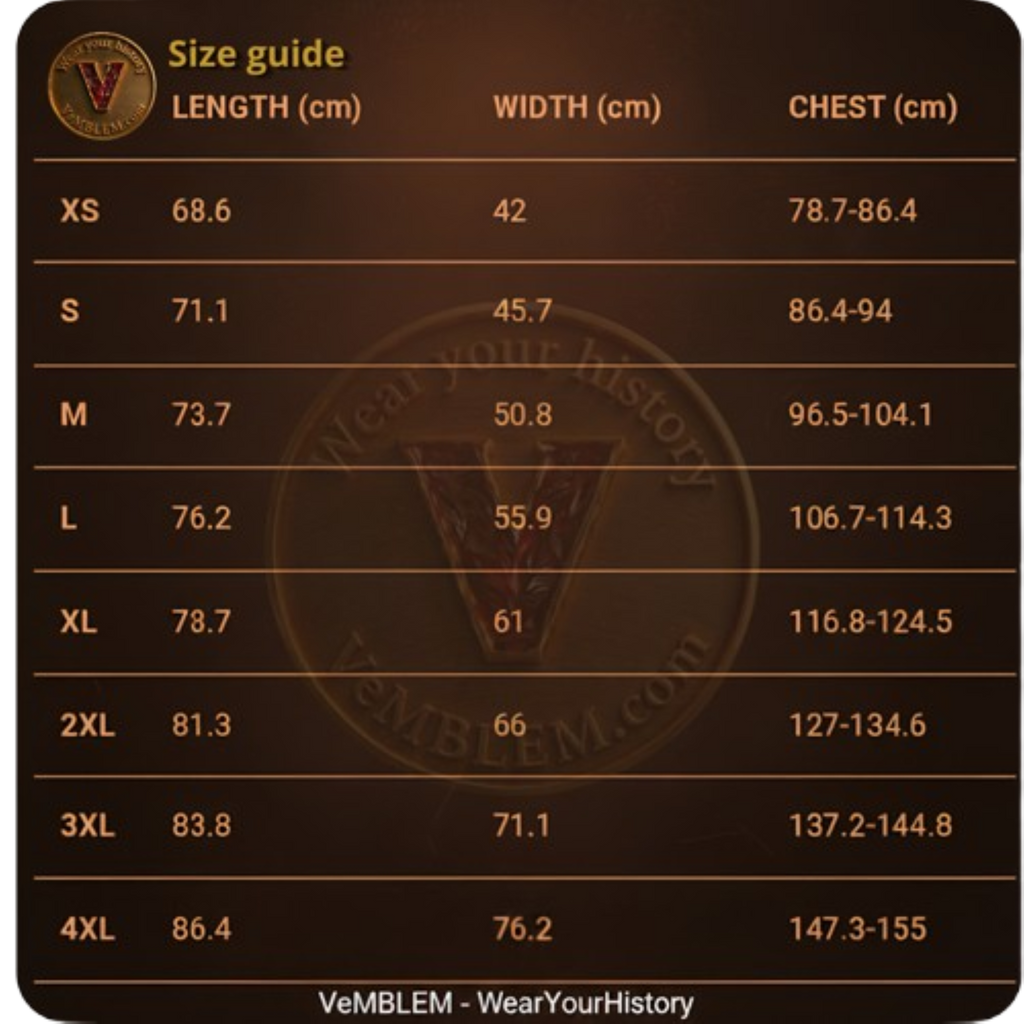 VeMBLEM-Sizeguide
