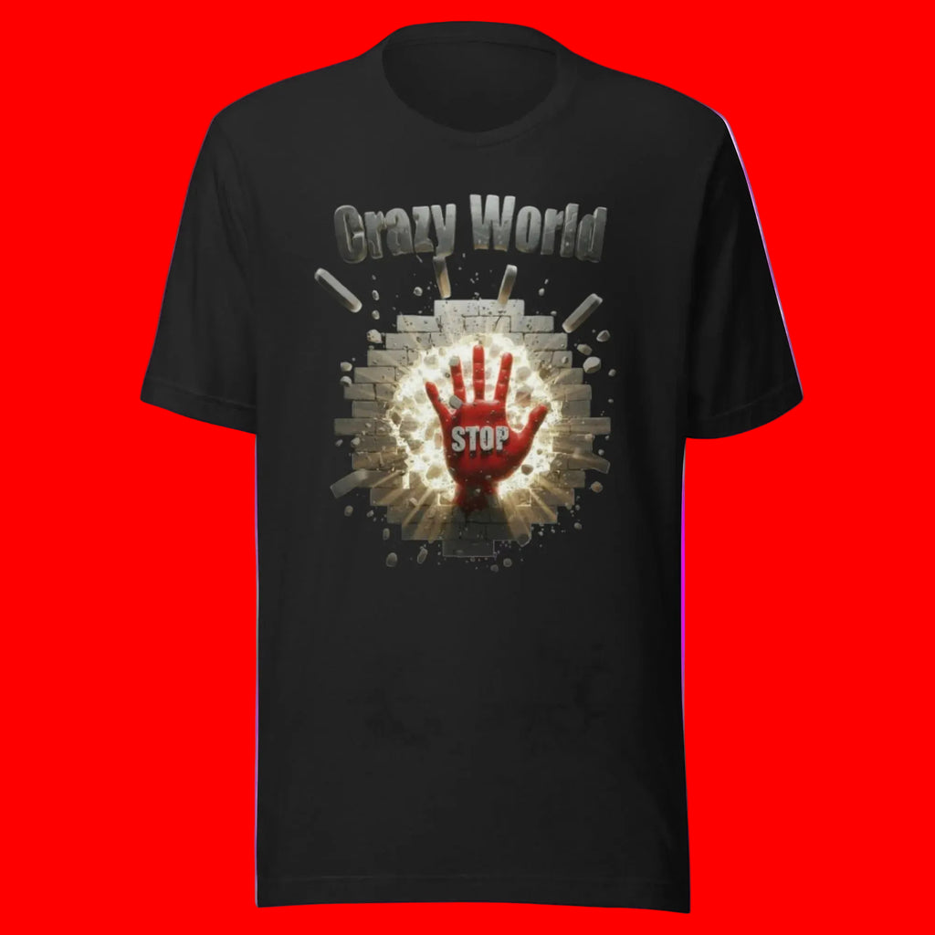 VintageBlack-CrazyWorld-T-shirt