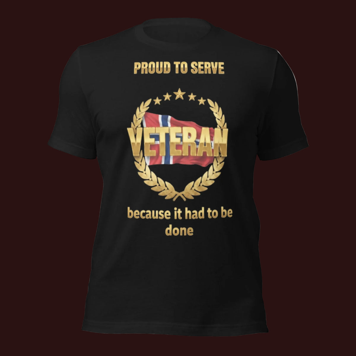 VintageBlack. Veteran T-skjorte