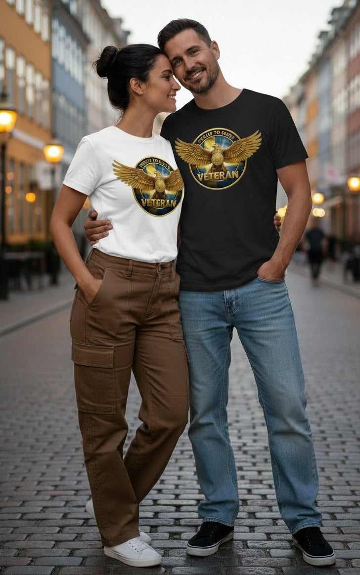 WhiteANDblack. Svensk Veteran T-shirt