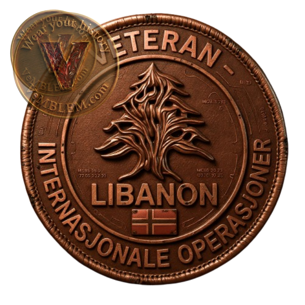 Badged - Libanon Veteran  (Liten patch)