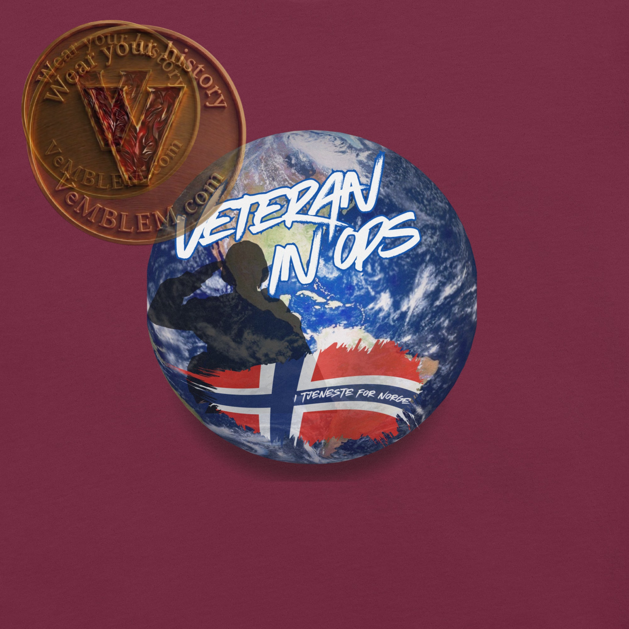 Badged - Stolt NOR Veteran Intops - T-shirt