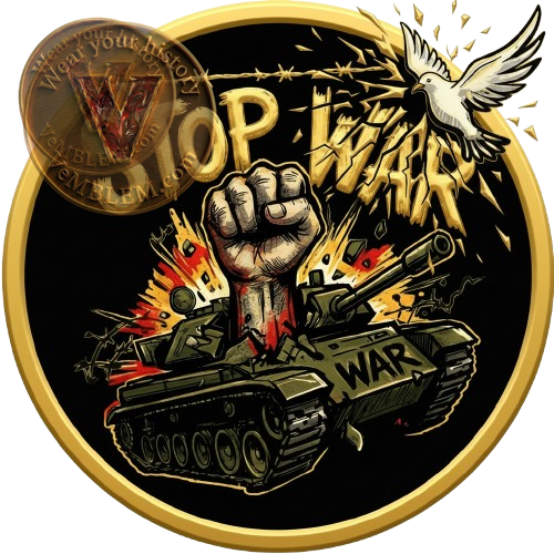 Badged - Stop War - T-shirt