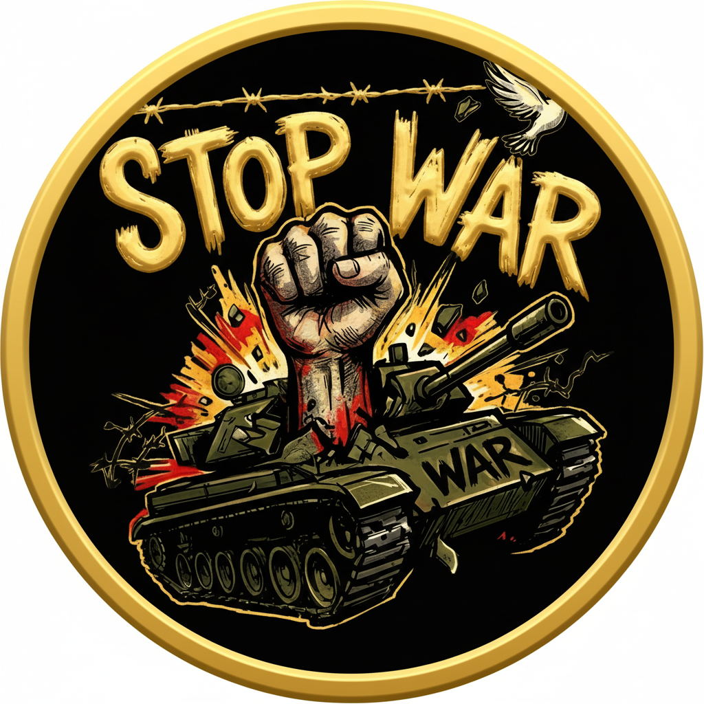 VeMBLEM Stop War - Sirkel patch